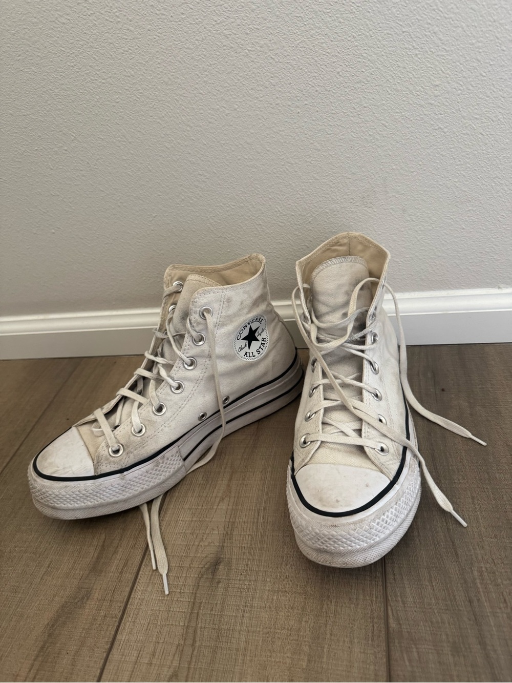 Converse Chuck Taylor All Star Platform High-Top Sneakers White